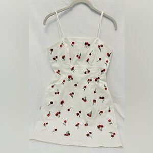 Maeve White Linen-Blend Garment with Branded Waistband - unique